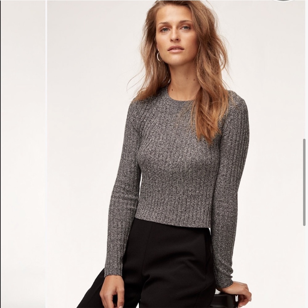 Aritzia - Babaton Ribbed Sweater - Picture 5 of 11